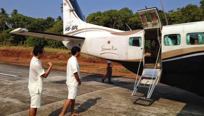 Soneva Kiri plane, лучшие отели Таиланда, таиланд отели, vip отели, таиланд отели отзывы